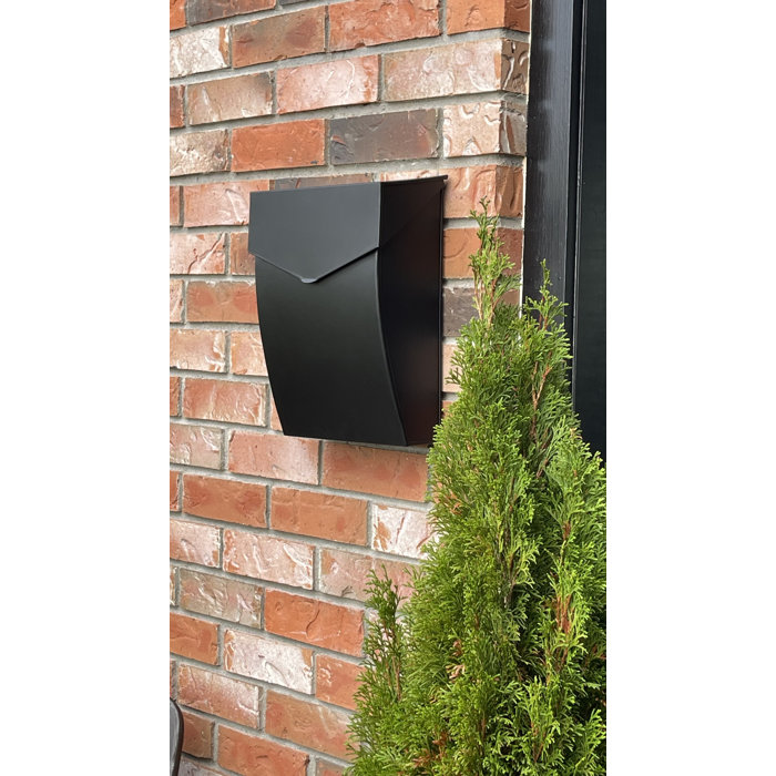 NACH Bradley Steel Wall Mounted Mailbox & Reviews Wayfair